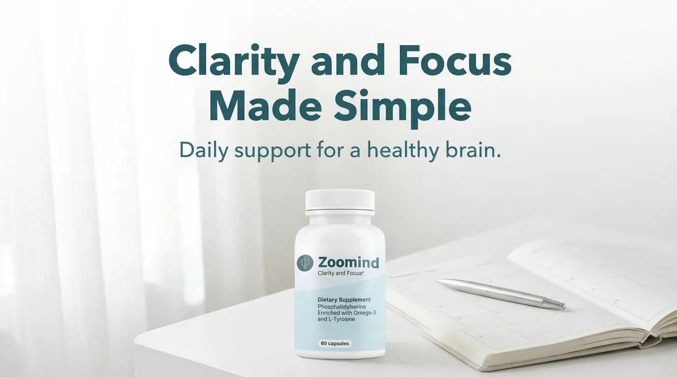 Clarity and Focus Made Simple — Zoomind daily brain support supplement