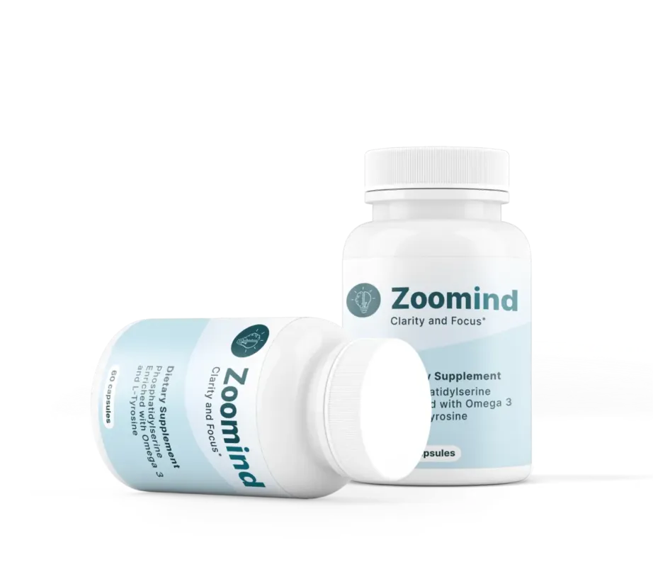 Zoomind — two bottles product shot